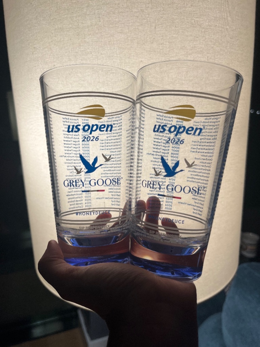 Grey Goose US Open 2026 Honey Deuce cups (Set of 2)